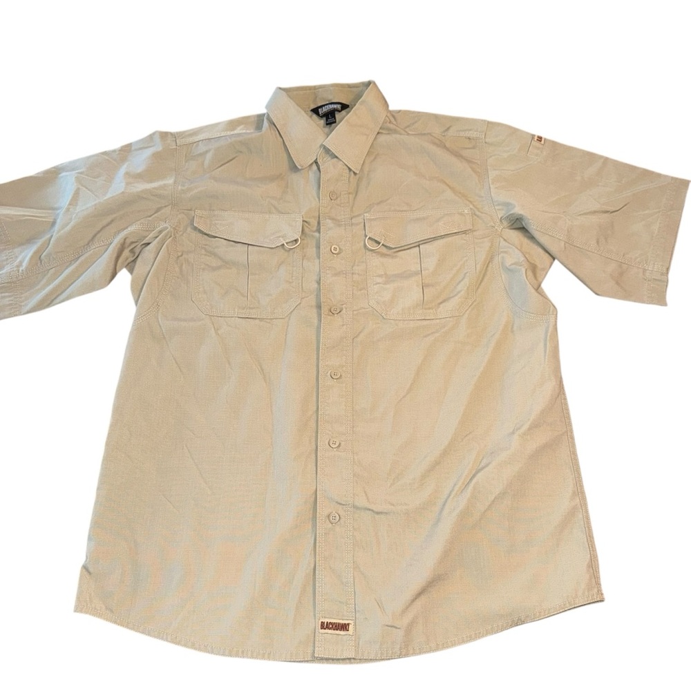 Blackhawk Warrior Wear Shirt Mens Large  Tan Tactical Combat Utility Work Law